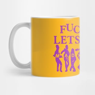 Madness - Lets Dance 80s Vintage Retro Collector Purple Mug